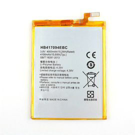 중국 HB417094EBC Huawei 휴대전화 건전지, Huawei Mate7 건전지 3.8V 4000mAh 협력 업체